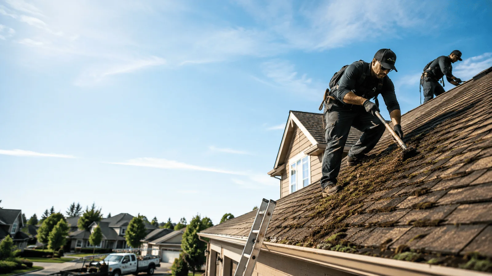 Roof Moss Removal in The Plains, VA near me